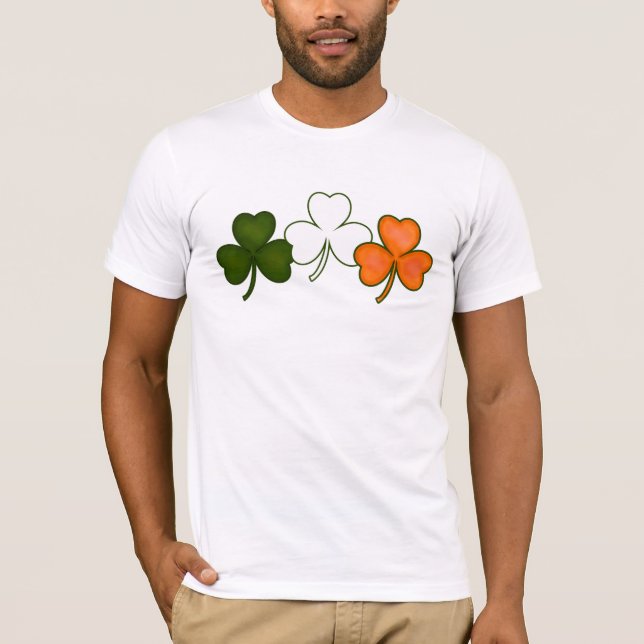 Irish Shamrocks T-shirt (Framsida)