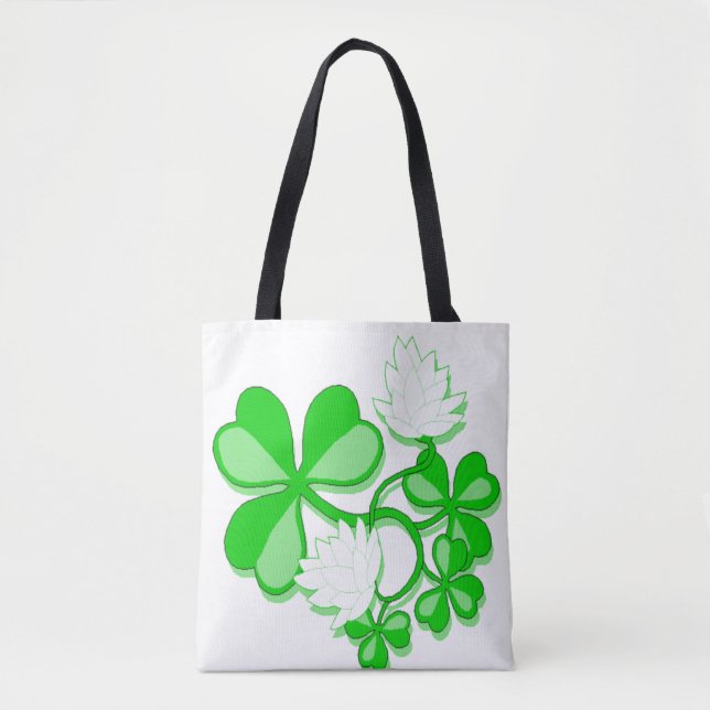 Irish Shamrocks Tygkasse (Framsida)