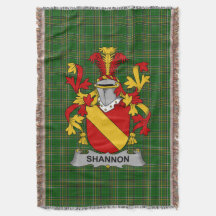 Irish Shannon Jackar om Arm Family Crest Ireland
