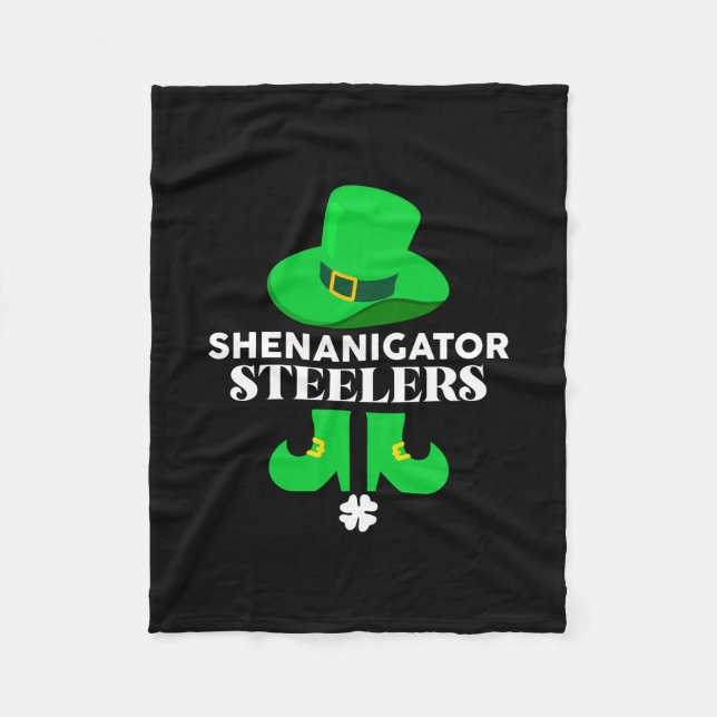 Irish Shenanigator Steelers Fleecefilt (Framsidan)
