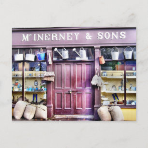 Irish Shop Postcard Vykort