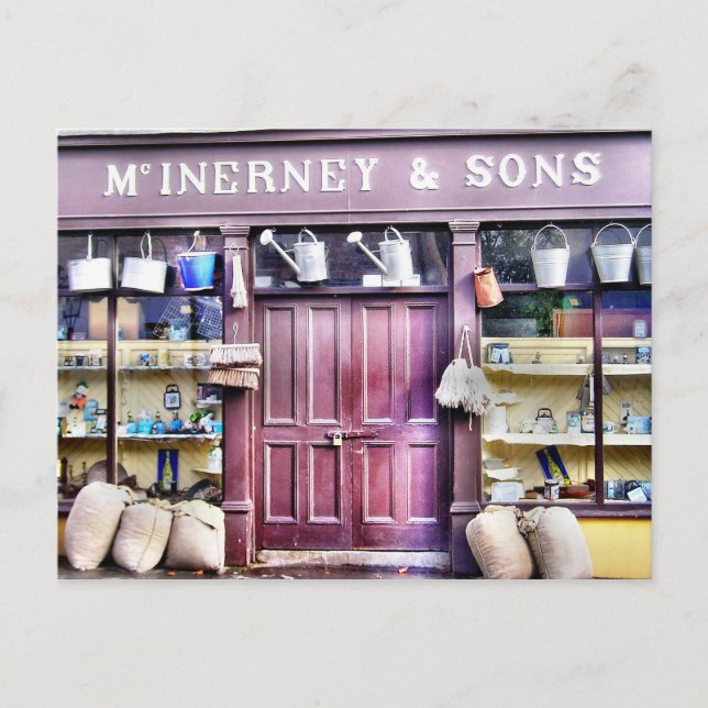 Irish Shop Postcard Vykort (Framsida)