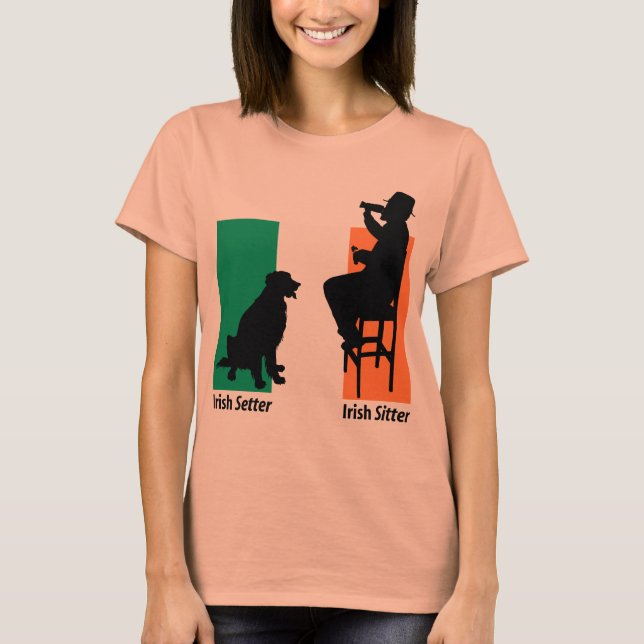 Irish Sitter T-Shirt (Framsida)