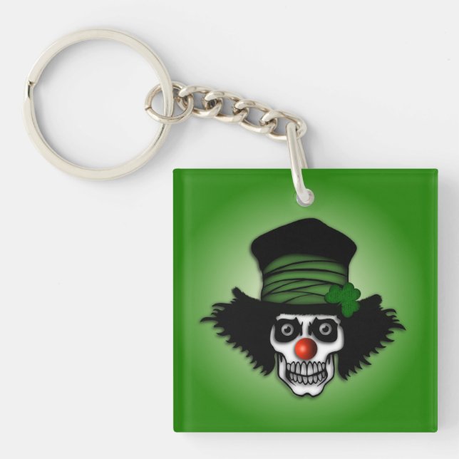 Irish Skeleton Clown Grönt (Framsidan)