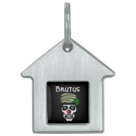Irish Skeleton Clown ID-bricka Husdjur