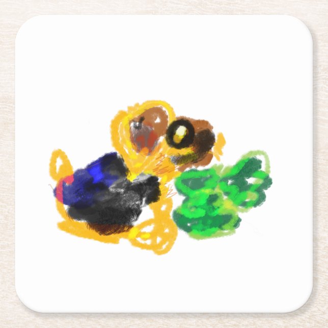 Irish skräckare kärlek it underlägg papper kvadrat (Framsidan)