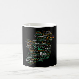Irish Slang Ord Art Karta Coffee Mugg