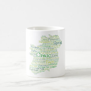 Irish Slang Ord Art Karta Coffee Mugg