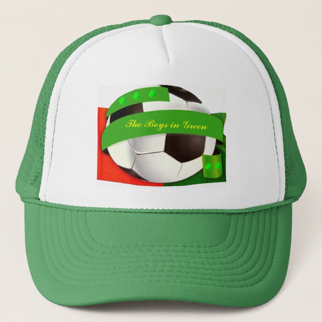 Irish Soccer Hat Truckerkeps (Framsida)