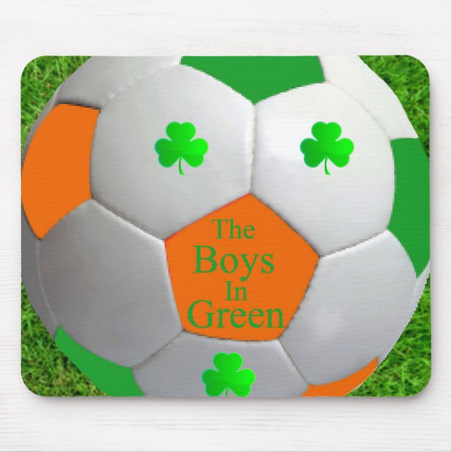 Irish Soccer Mousepad Musmatta (Framsidan)