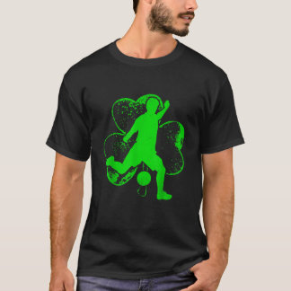 Irish Soccer Shamrock Funny Irish St Patrick Day M T Shirt