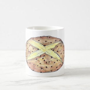 Irish Soda Bread Loaf Saint patrick's day Food Mug Kaffemugg