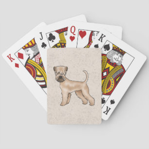 Irish Soft-Jackat Wheaten Terrier Cute Hund Beige Casinokort