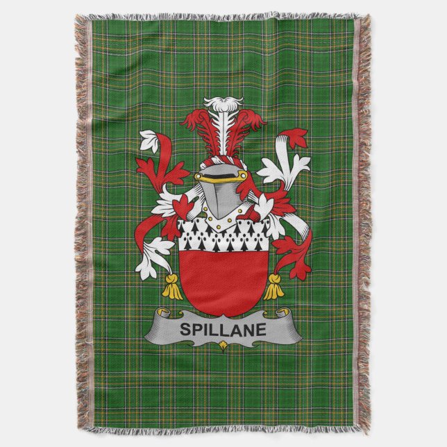 Irish Spillane eller O_Spillane Jackar av Arm Fami Filt (Framsidan Vertikal)