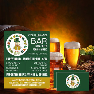 Irish Sports Pub, Pub/Brewery Advertising Reklamblad