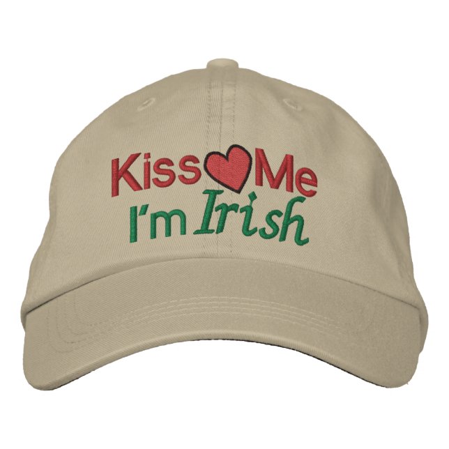 Irish St. Pat. Hat Broderad Keps (Framsida)