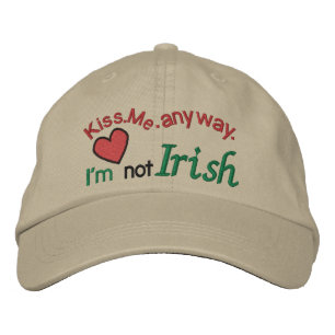 Irish St. Pat. Hat Broderad Keps