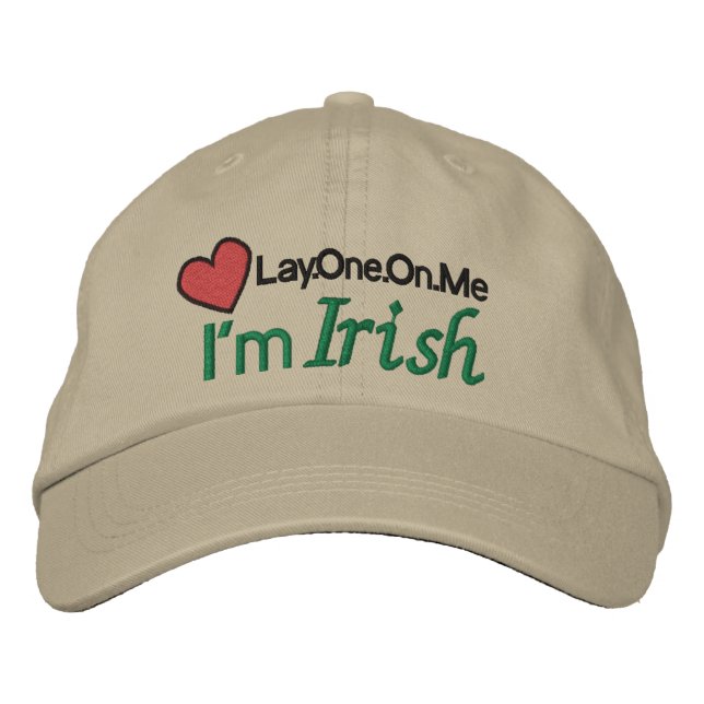 Irish St. Pat. Hat Broderad Keps (Framsida)