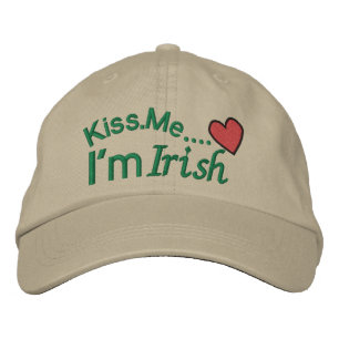 Irish St. Pat. Hat Broderad Keps