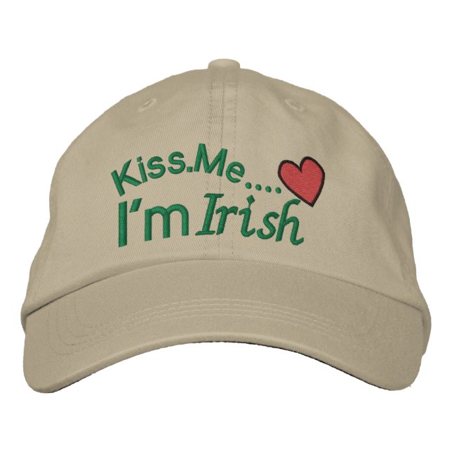 Irish St. Pat. Hat Broderad Keps (Framsida)
