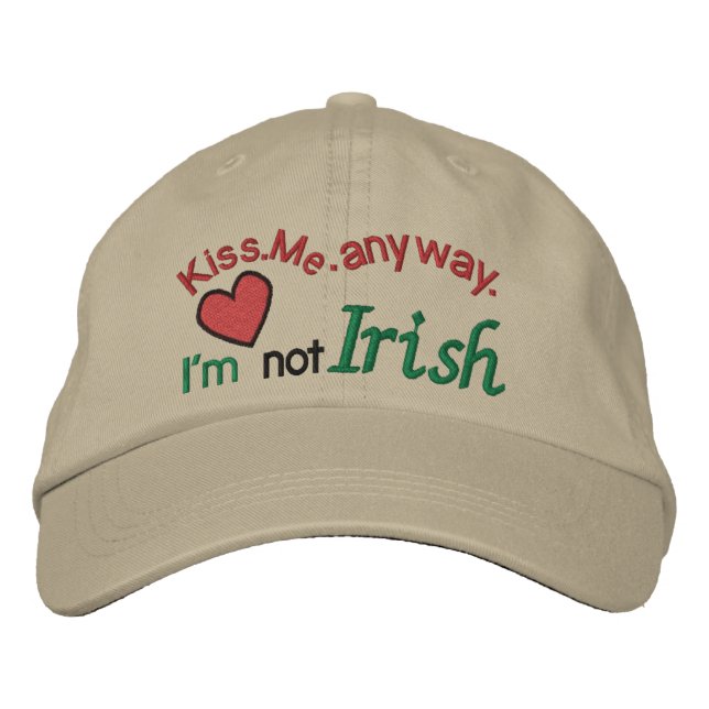 Irish St. Pat. Hat Broderad Keps (Framsida)