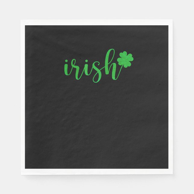 Irish St Patrick Day Manar Women Saint patrick Sha Pappersservett (Framsidan)