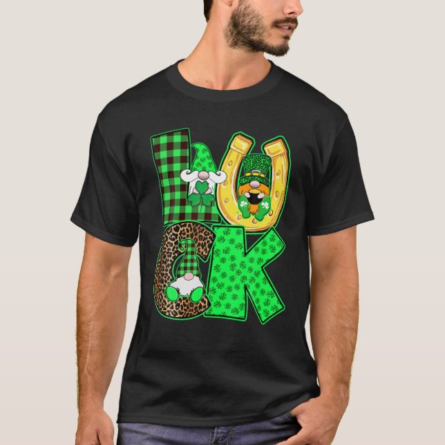 Irish St. Patrick's Day Gnomes Leprechaunss Tur Sh T Shirt (Framsida)