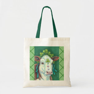 IRISH ST. PATRICK'S DAY HEIFER, SHAMROCK COW TYGKASSE