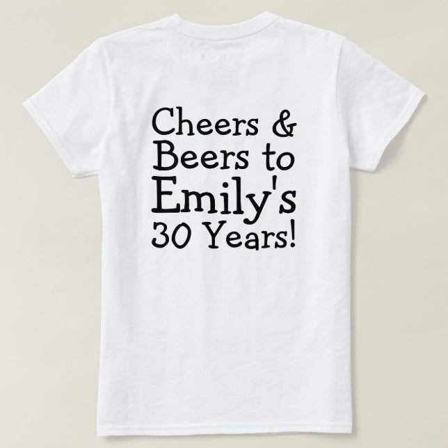 Irish St patricks day Jig, Photo Framed Head T-shirt (Design baksida)