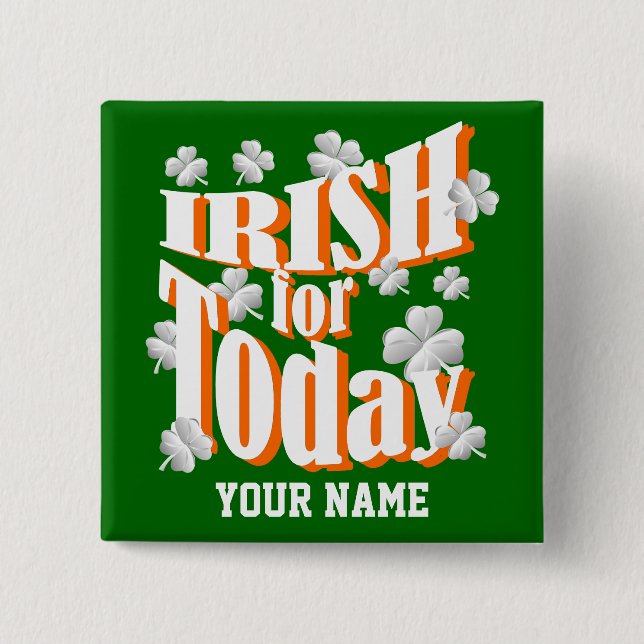 Irish St patrick's day Knapp (Framsida)
