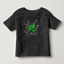 Irish St patricks day Lucky and Cute Shamrock Tee