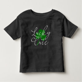 Irish St patricks day Lucky and Cute Shamrock Tee Shirt