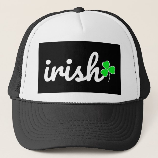Irish St. Patrick's Day Lucky Shamrock Keps (Framsida)