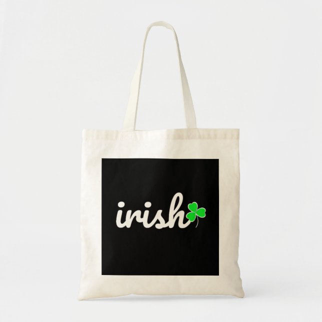 Irish St. Patrick's Day Lucky Shamrock Tygkasse (Framsidan)