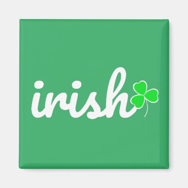Irish St. Patrick's Day Magnet (Framsidan)