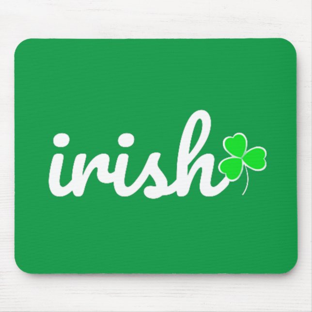Irish St. Patrick's Day Musmatta (Framsidan)