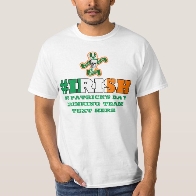 Irish St patricks day T Shirt (Framsida)