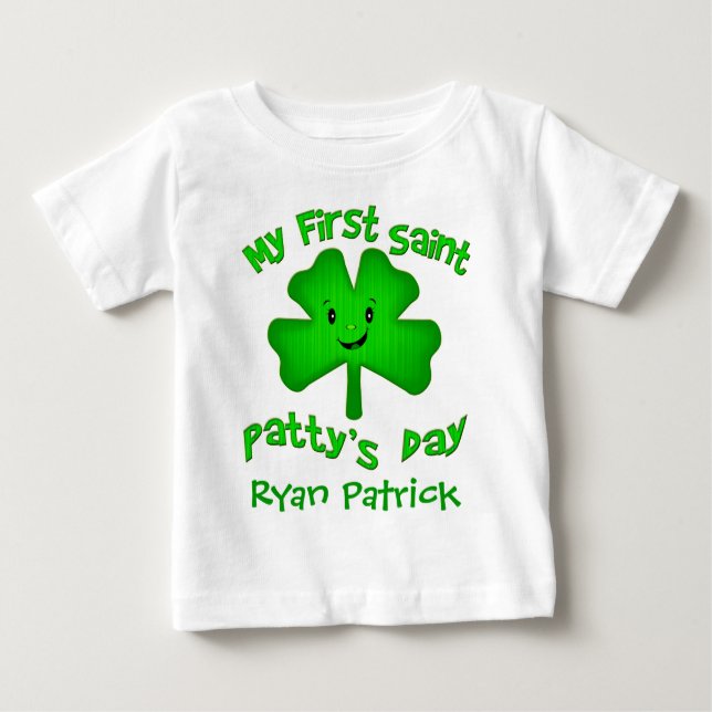 Irish St. Patrick's Day T-Shirt/Baby Bodykostym Tee (Framsida)