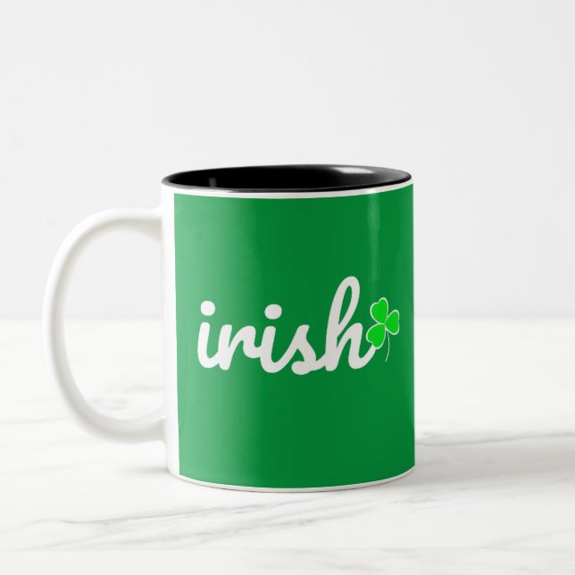Irish St. Patrick's Day Två-Tonad Mugg (Vänster)