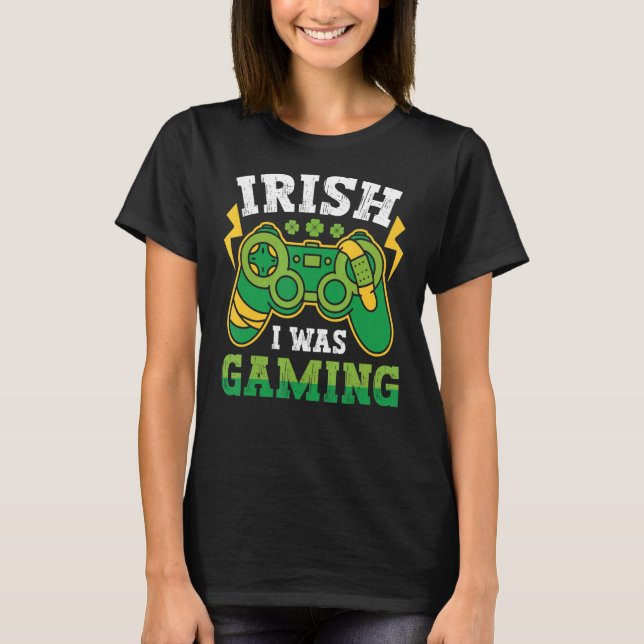 Irish St Patricks jag spelade T Shirt (Framsida)