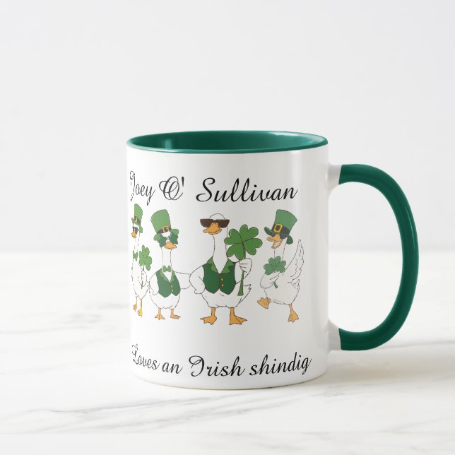 Irish St Patty's Day Custom Funny Mug Mugg (Höger)