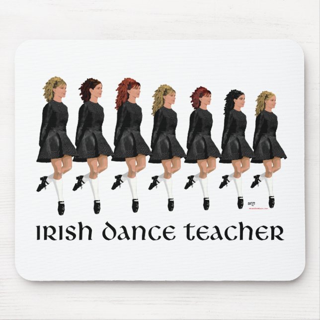 Irish Step Dance Teacher - Black Line Musmatta (Framsidan)