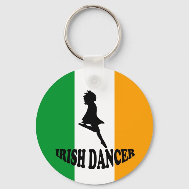 Irish Step Dancer Nyckelring (Framsida)