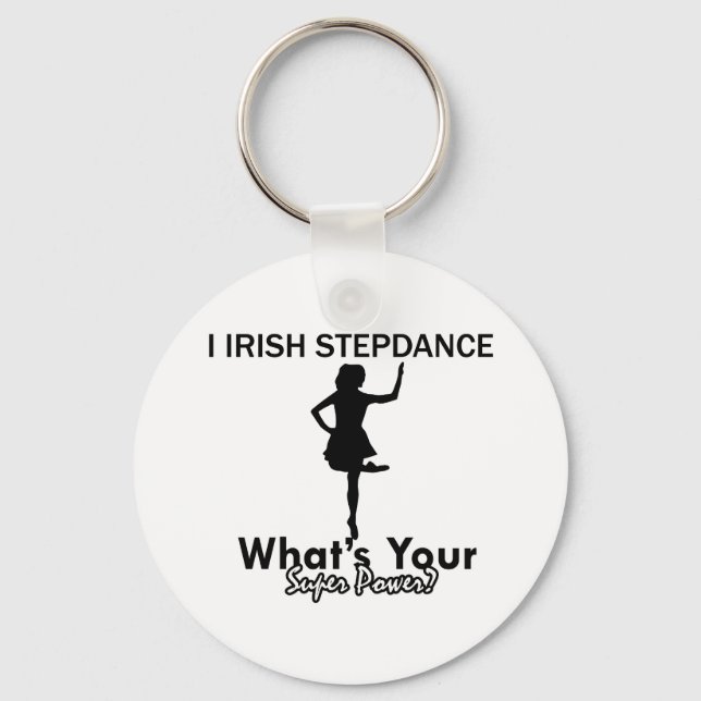 irish Step-dansdesign Nyckelring (Framsida)