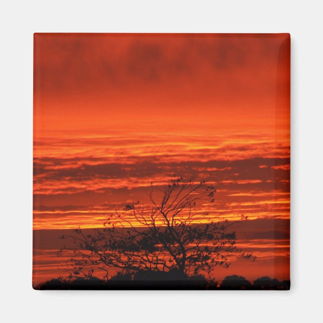 Irish Sunset, Kork, Ireland Magnet (Framsidan)
