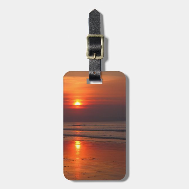 Irish Sunset Luggage Tag Bagagebricka (Vertikal Framsida)