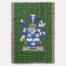 Irish Svan Jackar Arm Family Crest Ireland Filt