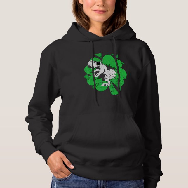 Irish T Rex Dinosaur St patricks day Funny Boys Ki Shirt (Framsida)