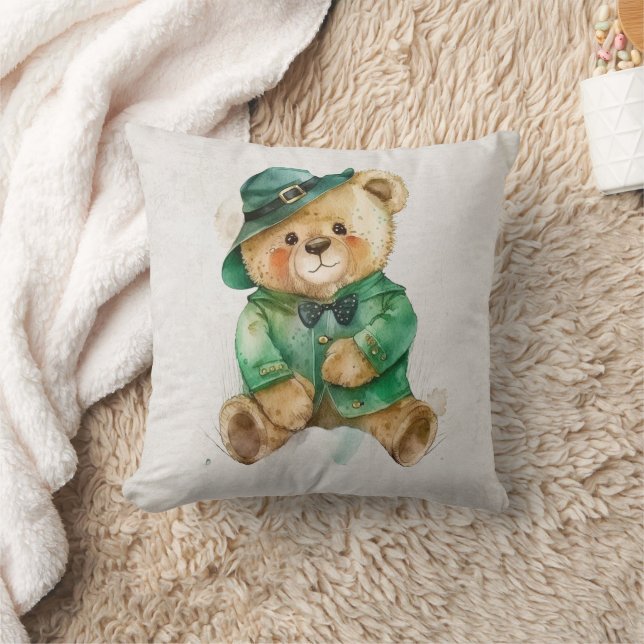 Irish Teddy Bear Kudde (Filt)