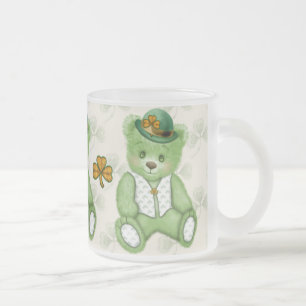Irish Teddybjörn - Grönt Frostad Glasmugg